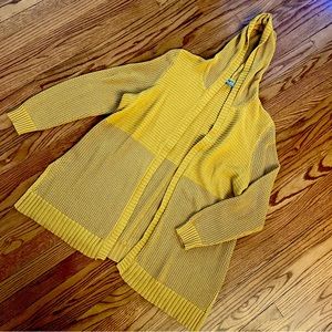 New without tags! Marled Brand open front long cardigan with hood